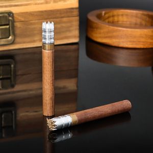 akcesoria do dymu fajki tytoniowe piłokształtny ze stopu aluminium można prać drewniane szwy kreatywne fajki drewniane bongo