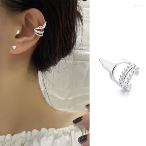 Sırtlar Kadınlar İçin Küpe Moda 2022 Heteromorfik Kulak Kemik Klip Bul boucle Oreille Femme Delik tarzı Küpe Pentientes Mujer