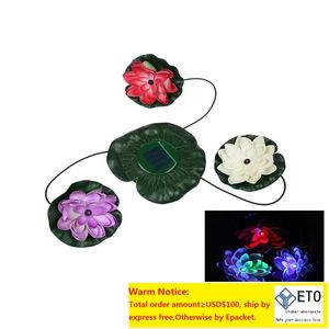 Practical Garden Pool Floating Lotus Flower Light Night Flower Lamp for Pond Fountain Decoration Solar Lamps