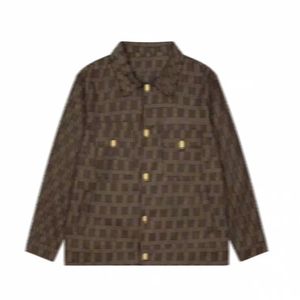 Womens Designer Double F Jackets denim Kvinna Kort rockar Autumn Spring Style Slim For Lady Jacket Designer Coat med knappbokst￤ver Klassiska kl￤der M-5XL E133