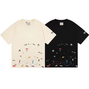 メンズシャツデザイナーTシャツコートマン女性ギャラリーレター印刷Tシャツ夏のストリートウェア半袖男性TEES衣料ヒップホップヨーロッパとアメリカンサイズ