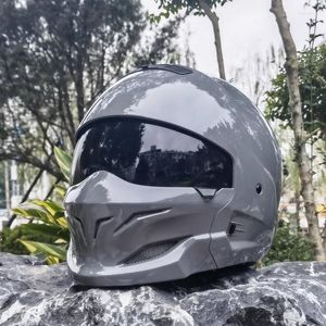 Motorradhelme Integralhelm Scorpion Combat Cascos Moto Sonnenblende Dot-zugelassenes Rennmotorrad