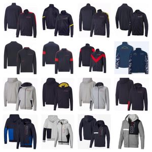 F1-Rennanzug Herren-Herbst- und Winter-Langarm-Team-Pullover-Mantel, lässiger Sport-Fans-Pullover