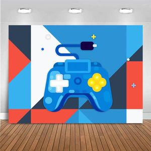 Party Decoration 3D Game Handle Printed Wall Banner For Boys Girls Birthday Bakgrund PO POGRAPHIK Bakgrund Dekorationer