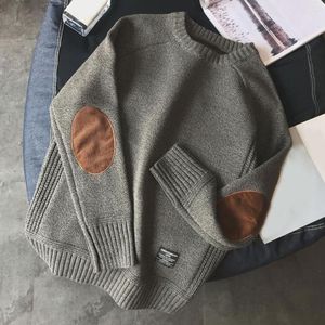Мужские свитера Great Autumn Sweater Мужская одежда O-образным вырезом Трикотажные повседневные Crewneck Male
