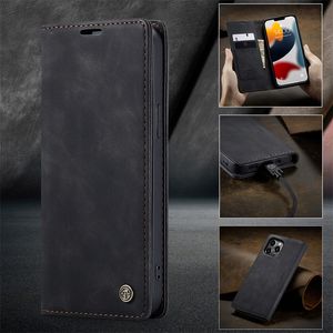 Simple Style Mobile Phone Protective Case For Apple IPHONE XS XR SE 11 12 13 14 Pro Max With Bracket All Inclusive Design Side Flip Magnetic Phone Holster B213