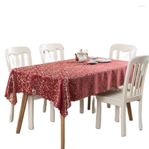 Table Cloth Europe Luxury Polyester Jacquard Cover El Square Fabric Tablecloth For Rectangle Wedding Decoration