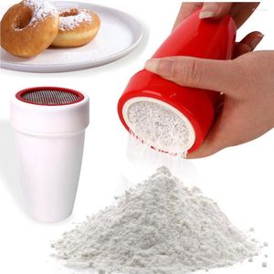 Baking Tools Handheld Flour Sieve Sugar Shaker Dispenser Cocoa Powder Coffee Dusting Jar Kitchen Cake Pastry Accesories