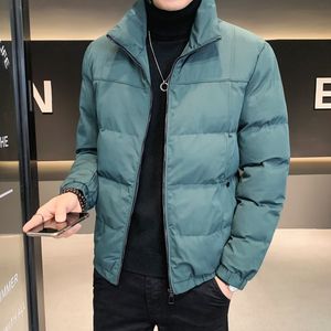 Herren Down Parkas Winter Cottonpadded Herren -Casual Jacket Coat hochwertiger Kurzstil Koreaner Version Trend verdickter warmer Parker -Mantel 221208