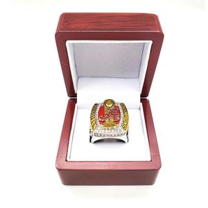 2021 Hela 2020-2021 Alabama Crimson Tide National Championship Ring with Tood Display Box Souvenir Fan Men Gift Drop Shippi271K