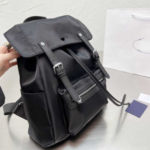 Бренд школьные сумки дизайнер дизайн 2022 Новые мужские и женские нейлоновые рюкзак простые шнурки с большими возможностями туристической сумки рюкзак