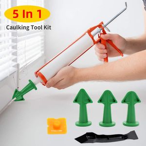 Other Hand Tools 5Pc Caulking Nozzle Applicator Finishing Spatula Plastic Glue Shovel Tile Brick Joints Floor Silicone Remover Set 221207