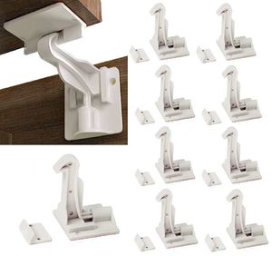 Baby Locks Latches# 10pcs Safety Invisible Security Drawer Lock No Punching Children Protection Cupboard Cabinet Door A 221208