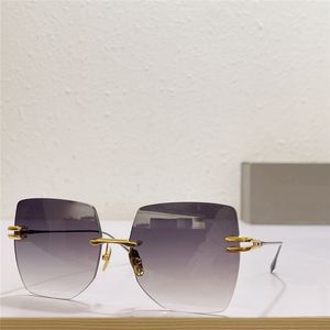 New fashion design women sunglasses S155 rimless frame elegantly and popular style brilliantly sculpted frame outdoor uv400 protective glasses on Sale