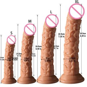 Sex toy Dildo Super Soft Lesbian Strapon Big Realistic Small Fake Penis Dick Anal Plug Adult Toys