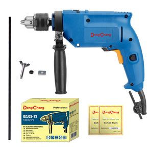 Corded Drill and Impact Driver Set variabel hastighet Electric Power Tool Machine Borr