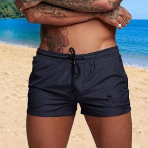 Men's Swimwear Fashion Beach Shorts Cotton Blend Hawaii Surf Swim With Zip Pockets Comfortable Swimsuit For on Sale