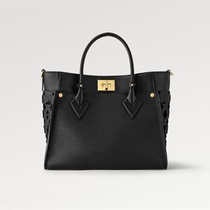 НОВИНКА Explosion Женские сумки ON MY SIDE MM M53826 повседневная сумка perfect handbag из телячьей кожи зернистая наппа Softy A4 pack cross Черная телячья кожа Микрофибра