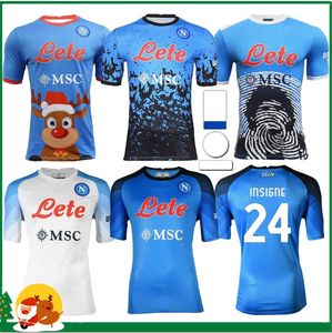 22 Napoli Soccer Jerseys Maglietta Osimhen Insigne Naples Politano di Lorenzo Maglia Mertens Verdi Menk Men Football Shirts