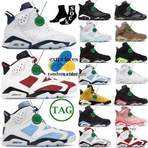 2023 jumpman 6s erkek ayakkabıları ile UNC Home Red Oreo Georgetown Midnight Navy basketbol ayakkabısı Carmine Infrared DMP Bordeaux