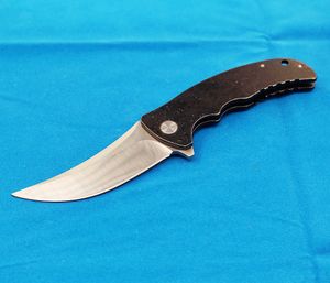 Allvin R5606 Flipper Składanie noża D2 Satynowe ostrze czarne kamienne mycie stali nierdzewne łożysko kulkowe Szybkie otwarte noże z nylonową torbą