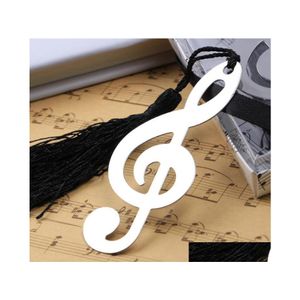 Favor Favor Fashion Metal Note Musical Markmark para decora￧￣o de casamento favores e presentes do ch￡ de beb￪ dhs sn2661 entrega de gota dhpw5