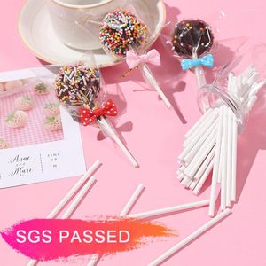 Baking Tools Food Grade Paper Lollipop Bar A Sucette Cake Sticks For Chocolate Sugar Candy Color Lollypop Paste Tool Home Supplies