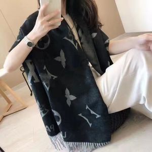 فقط وشاح عالي الجودة 2023 New V Darf Cashmere Shawl Women Long Winter Wram Pashmina Wrap