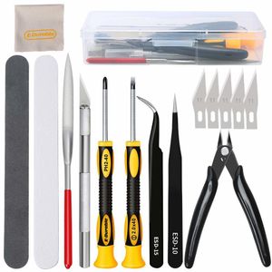 Other Hand Tools 16Pcs Gundam Model Kit Professional Hobby Building Tool er Basic Craft Set for 221207