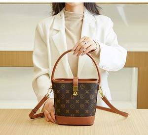 Luxury Purses and Handbags Messengers Bags Brand Borsa Designer Bucket Bags Leather Handbag Women Shoulder Crossbody Bag