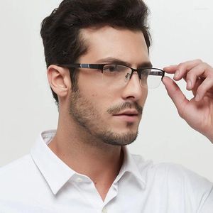 Wholesale Sunglasses MGHBHS Reading Glasses Men Women High Quality Half-frame Diopter Male Presbyopic Eyeglasses