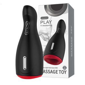 sex toy massager AYY Cool Knight Air Cup Fully Automatic Warming Male Masturbation Ding Exercise Mouth Sex Products