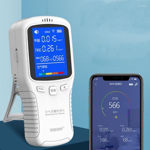 Domowy CO2 Miernik Digital Tester Tester dwutlenku węgla TVOC PM2.5 Formaldehyd Detektor detektoru powietrza Analizator monitorowania jakości powietrza