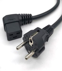 C19 to EU power cord 16A PDU powe cable 3 hole pure copper UPS power supply extension cable 315 square6077442