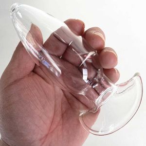 Sex toy Vibrator Massager Toys 7 Sizes Transparent Hollow Butt Plug Smooth Insert Masturbation Peep Massage G-Spot Orgasm Stimulate Anal Adults XJ7H