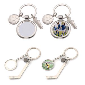 Fashion Sublimation Blank Diy Designer Keychains Baseball Football Rugby Soccer Keychains Plånbok Handväska par bil nyckelring smycken för kvinnlig man vän gåva