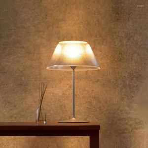 Bordslampor nordiskt glas skrivbordslampa modern minimalistisk sovrum sovrum kreativ personlighet studie vardagsrum soffa