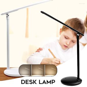 Table Lamps Smart Foldable LED Desk Lamp USB Charging Bedside Light Simple Reading For Home Bedroom Dormitory HANW88