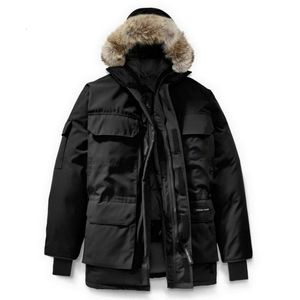 Męskie Down Parkas Canada Canada Style Kurtka Parka Man Kobieta zima ciepłe z kapturem moda moda luksusowa marka unisex płaszcza z białym piórem gęsi 221207