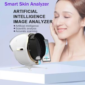 Populärt huddiagnossystem 3D Magic Mirror Skin Analysera enkel automatisk digital mini -visia ansiktsanalysator för spa -användning