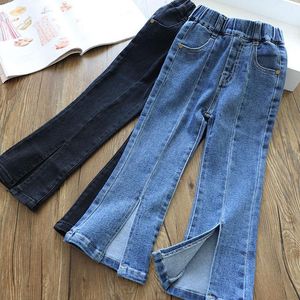 Hose Frühling Herbst Girls Mode Flare Jeans Pant Baby Kinder Kinder Denim 221207