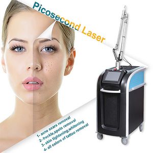 2023 CE FDA Godkännande Picolaser Tatuering Borttagning Maskin Q Switch ND YAG PICO SECOND LASER TAKA FRECKLE SPOT BEAUTY Equipment