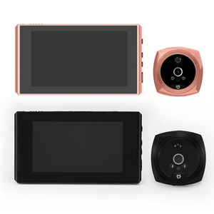 4.3" Monitor Digital Ring Doorbell Door Viewer Video Peephole Camera Motion Detection Video-eye Security Voice Record A6