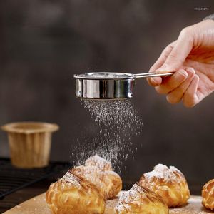 Baking Tools Powdered Sugar Sieve Stainless Steel Flour Household Powder Cocoa Matcha Duster Ultra-fine