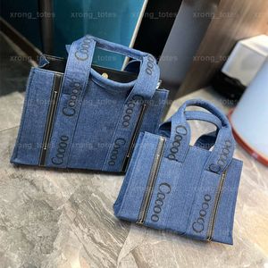 Borse da donna in denim Tote Designer Designer Borse Luxury Letter Totes C Borse per borse da donna Portafogli borsa a tracolla blu 120804