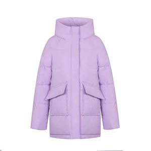 Piumini da donna Parka Autunno Inverno Giubbotti Addensare caldo Medio lungo Chic Parka Donna Casual Sweety Tinta unita Grande tasca Cappotto allentato con cappuccio Outwear 221207