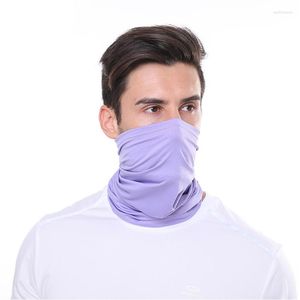 Bandane Foulard senza cuciture ad alta elasticità Buff sul collo Sport all'aria aperta Tubo da pesca Visiera da uomo Sciarpa traspirante Attrezzatura per fascia