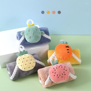 Towel Christmas Hanging Hand Towels Cartoon Household Items Cute Absorbent Soft Bathroom Supplies