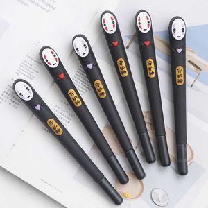 Japan Spirited Away No Face man gel pen Cute mm black ink neutral pens Promotional stationery Gift School writing Supplies