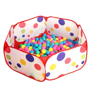 Torda de brinquedo Ocean Ball Pool Playhouse Playhouse portátil tenda dobrável Educacional ao ar livre Toys coloridos para crianças Baby 221208